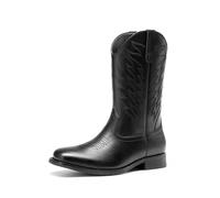 Bruno Marc Men's Western Cowboy Boots | Retro Durable Classic Fashionable Embroidered Pull On Slip Resistant Boot Cowgirl Knee High Music Festival