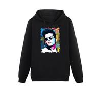 Bruno Mars American Singer R&B Pop Rock Hip Hop Music Hoodies Long Sleeve Pullover Loose Hoody Sweatershirt L Black