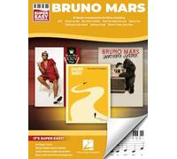 Bruno Mars - Super Easy Songbook, Piano Solo | Super Easy Piano Sheet Music for Beginners | Letter Names in Notes and Left Hand Chord Diagrams | 15 Hit Songs Collection for Piano and Keyboard