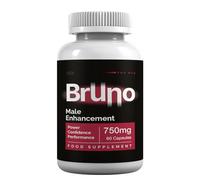 Bruno Testosterone Support Supplement with Tribulus, Arginine, Maca and Ginseng, 60 Capsules