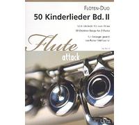 Bruno UETZ la musique Verlag 50 chansons pour enfant Groupe 2 - pour 2 flûtes