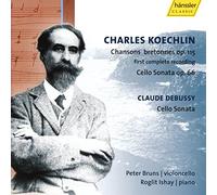 Bruns Ishay, Peter Bruns - Charles Koechlin: Chansons bretonnes Op. 155; Cello Sonata Op. 66; Claude Debussy: Cello Sonata