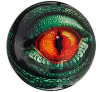 Brunswick Bowling Products Lizard Glow Viz-A-Ball Bowling Ball 12Lbs, Green/Black, 12 lbs