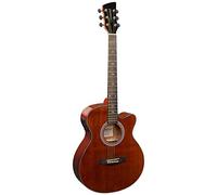 Brunswick BTK50M Grand Auditorium Cutaway Electro Acoustic Guitar in Mahogany : Electro-Acoustic Guitar with Built in Tuner & Cut-away : By Barnes & Mullins