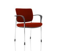 Brunswick Deluxe Chrome Frame Bespoke Colour Back and Seat Ginseng Chilli with A