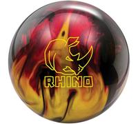 Brunswick Rhino Bowling Ball, Red/Black/Gold, 14 lb