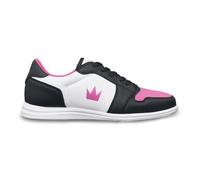 Brunswick Women's Lady Fanatic Bowling Shoes, Black/Pink, 8 UK