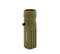 Brunton LITE TECH 8x22 Monocular, Coyote Tan, BaK-4 Prism Glass, Multi-Coated Rubber Armor, Compact Design with Wrist Lanyard
