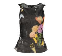 Bruselas Tank Top, female, Desigual, Sleeveless Tops, Black, L, Tops L