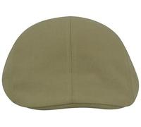 Brush 100% Cotton Swing Flat Cap Golf Cap (Khaki)