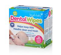Brush-Baby Dental Wipes 0-16 Months 28 Wipes