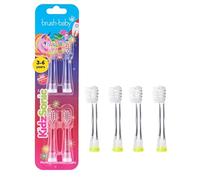 Brush-Baby KidzSonic Rocket and Unicorn Replacement Brush Heads Age 3+ (4 per Pack)