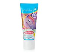 brush-baby Natural Strawberry Flavoured Unicorn Toothpaste (3+ Years) 50ml Tube