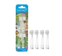 Brush-Baby WildOnes Replacement Brush Heads (for Ages 0-10 Years) Pack of 4