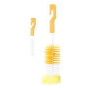 Brush - Brush - Bottle Cleaner - Bottle - Sponge - Pack of 2 - Original Christmas Birthday Gift Idea Yellow
