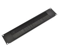 Brush Cable Entry Plate/Panel 2U 19" Rack Fitting For Data Audio & Power