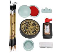 Brush Calligraphy Set,Chinese Pen Set with Ink Brush for Painting Writing Use Student Beginner Practice