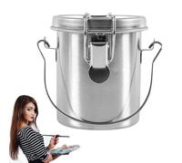 Brush Clean - Heavy Duty Brush Washer With Porous Cleaning Filter, Removable Design For Easy Maintenance | Water Spirits Inks Turpentine Utility Tool, Art Studio Supply Cleaner