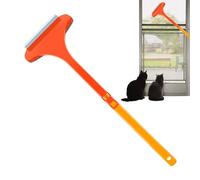 Brush Cleaner for Screens - Multipurpose Cleaning Equipment - Hanging Cleaner with Long Removable Handle | For Floors, Walls, Ceilings, Doors Mirrors and Glass