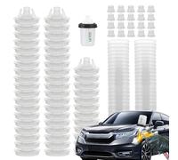 Brush Cleaner Rinsing Kit - Car Coating Kit with Measurement | Professional Spray Tool Equipment with 50 Misce Containers and Lids