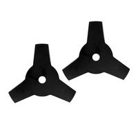 Brush Cutter Blade 9 Inch 3 Teeth Manganese Steel Trimmer Head Blade for Lawn Mower, with Fast Cutting Speed, for Yard Garden Weeder Tool