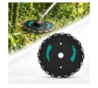 Brush Cutter Blade for Tanaka TBC-270PF Replacement | Disc-edge tooth design for grass, weeds, overgrown edges and light brush in routine garden clearing and outdoor trimming