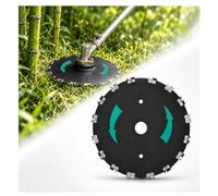 Brush Cutter Blade for Tanaka TBC-350PF Replacement | Disc-edge tooth design for grass, weeds, overgrown edges and light brush in routine garden clearing and outdoor trimming