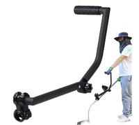 Brush Cutter Handle - Folding Handle Extender, Aluminum Support Clamp | Shoulder Strap Attachment for Lawn, Road, Park, Garden, Patio, Farm Care Tool
