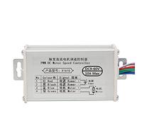 Brush DC Motor Controller, PWM Speed Control DC9-60V, Adjustable Potentiometer with Switch, 10A/20A/30A Motor Driver for DIY Projects, Industrial Equipment, and Robotics (10A)