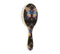 Brush Detangler Hair Brush - All Hair Types - Soft Bristles Glide Through Tangles with Ease Multi-color Butterfly Starlight for Wet & Dry Hair