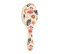 Brush Detangler Hair Brush - All Hair Types - Soft Bristles Glide Through Tangles with Ease Starfish and Flamingo for Wet & Dry Hair