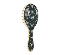 Brush Detangler Hair Brush - All Hair Types - Soft Bristles Glide Through Tangles with Ease Zodiac Signs for Wet & Dry Hair