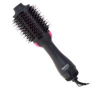 Brush Dryer Hair Styler Blow Dry Straighten Curl Ceramic Caps 1200W Salon Effect