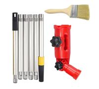 Brush Extension Ball Holder, 180 Degree Rotating Brush Holder for Extension Pole | 6 Pole Window Corner Paint Roller Stainless Steel Extension Pole: Advantage of Poles
