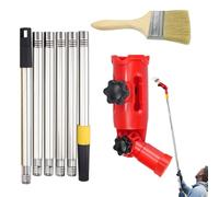 Brush Extension - Multi Angle Adjustable Roller Extension, 180° Rotation Adapter Flexible | Interior Wall Paint Tool,Let Room Ceiling Handle