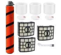 Brush Filter Replacement Parts for Shark APEX DuoClean Lift-Away AX950 AX951 AZ1000 AZ1002 AZ1003 Vacuum 1 Brushroll 3 Post-Motor Filters 3 Foam & Felt Filters Part 1173FT950 XFF650 XHF650