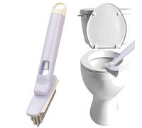 Brush for cleaning crevices, ergonomic articles for household cleaning, toilets joint brush, kitchen scrubber with spray function, for household, kitchen, shower, toilet, bathtub