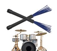 Brush for drums, 1 pair of drum brushes, non-slip silent drumsticks Malkets brush, professional instrument tool for drumming, practicing, drums