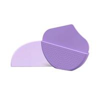 Brush for liquid foundation, flat silicone make-up applicator, foundation fusion brush, for precise work, enthusiasts, daily routine, exercises, travel and evening