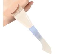 Brush for Liquid Make-Up, with a Flat Angled Head and Soft Bristles, Brush for Blending Foundation Makeup on the Face, for Creams, Blending Women, Girls, Home, Travel