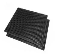 Brush for Livestock Scratching - Cow Brush and Cattle Scratcher with Horse and Goat Scratching Post for Fence Protection(Two pieces)