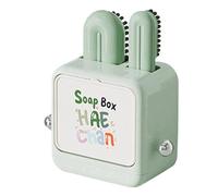 Brush for Shoe Cleaning, Large Storage Box with Drainage and Large Storage Space, Soap Box with Wall Mounted Storage, for Bedroom, Living Room, Bathroom, Kitchen, Washbasin, Clothes