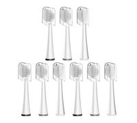 Brush Head Compatible for Toothbrush, Compact, Soft Bristles(White 9PSC)