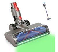 Brush Head with LED Lighting for Dust Detection Function,Compatible with Dyson Gen5 Detect Vacuum Cleaner-Accessory Floor Nozzle & Turbo Brush for Carpet and Hard Floor.