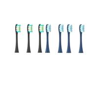 Brush Heads，Compatible for Oclean Flow/X/X PRO/ Z1/ F1/ One/Air 2 /Soft Toothbrush Vacuum Bristle 7pcs Replacement(3Black 4Dark Blue)