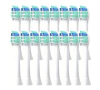 Brush Heads, Compatible with Philips, 1100 2100 4100 4300 | 5100 5300 6100 6500, C1 C2 C3 D12, fits all snap-on system except Essence and one(16pcs)