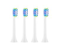 Brush Heads, Compatible with Philips, 4100 6500 6100 7500 | Electric toothbrush replacement heads for 5300 and 1100 series daily cleaning use(4PCS Blue)