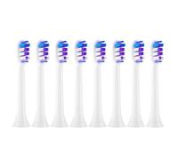 Brush Heads, Compatible with Philips, 4100 6500 6100 7500 | Electric toothbrush replacement heads for 5300 and 1100 series daily cleaning use(8PCS Purple)