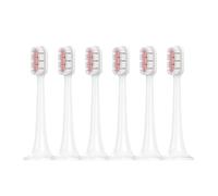 Brush Heads, Compatible with XiaoMi, T300 T500 T700 | DDYS01SKS, MES601, MES602, 604 plastic electric toothbrush heads(New clean PK 6 Pcs)