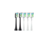 Brush Heads, Compatible with Xiaomi, X3 X5 V1 X3U | 4/6/8-Pack Adult electric toothbrush brush heads with rounded bristle tips and sealed pack(3white 2black)